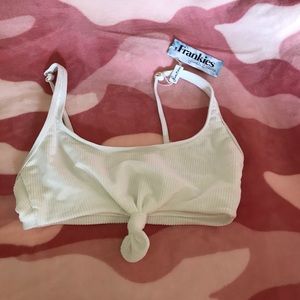 Frankie’s Bikinis Greer Top White